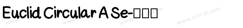 Euclid Circular A Se字体转换